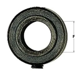 CMT 541.001.00 Anneau De Blocage Ou Butée De Profondeur, D=12,2 Mm, F=6.35 Mm, I=6,5 Mm