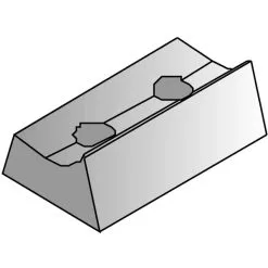 CMT 693.999.01 Bloc De Serrage Et Aluminium Pour Couteaux Et Limiteurs, Adapté Pour Art 693