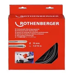 Rothenberger Accessoires 72424 Spirale 10 Mm X 7,5 M Avec âme En Acier