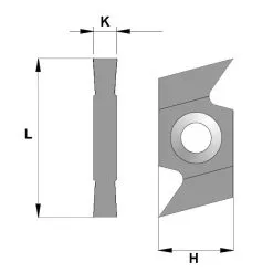 CMT 790.902.A1 Dent à Double Rainure 34x16x4
