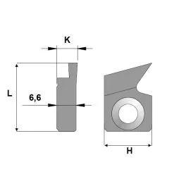 CMT 790.917.A1 Profil à Rainure Unique - Droite 23x16x7