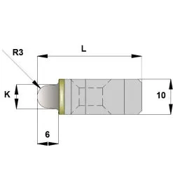 CMT 790.940.A1 Dent à Rainure Unique 29,7x10x7