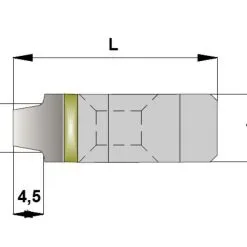 CMT 790.941.A1 Dent à Rainure Unique 30x10x7