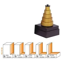 CMT 791.707.00 Jeu De Roulements 935.990.11 (5 Pièces, Profondeur 6-18,2 Mm)