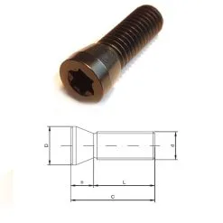 CMT 990.063.00 Vis Pour Bloc De Serrage Pour Article 694.001 Et 694.015, M5x13-18