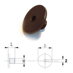 CMT 990.A20.00 Boulon De Positionnement M5x13x6,3