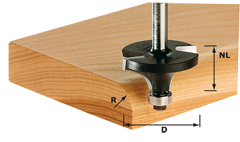 Festool Accessoires Fraise à Moulurer HW S8 D42,7/R15 KL 491017