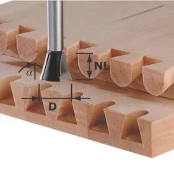 Festool Accessoires Fraise à Queue D'aronde HW S8 D20/17/15° 490996