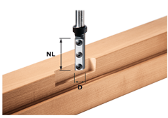 Festool Accessoires Fraise à Rainurer Avec Plaquettes Réversibles HW S12 D16/50 WP 497454