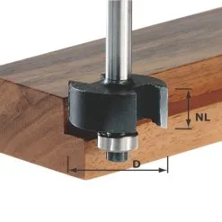 Festool Accessoires Fraises à Feuillurer HW S8 D31,7/NL 12,7 491022